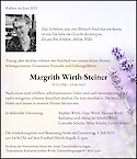 Obituary Margrith Wirth-Steiner