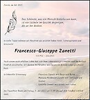 Obituary Francesco-Giuseppe Zanetti