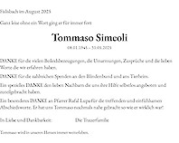 Obituary Tommaso Simeoli