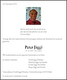 Obituary Peter Jäggi