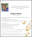 Obituary Markus Thoma, Rossr&uuml;ti
